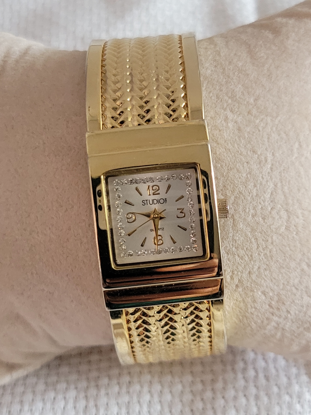 Studio Gold-Tone Women's Bracelet Watch